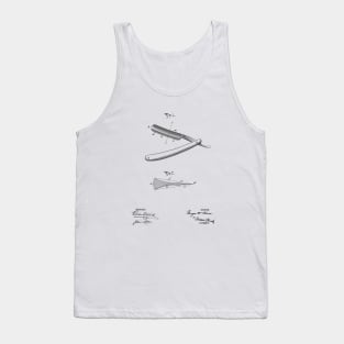 Shaver VINTAGE PATENT DRAWING Tank Top